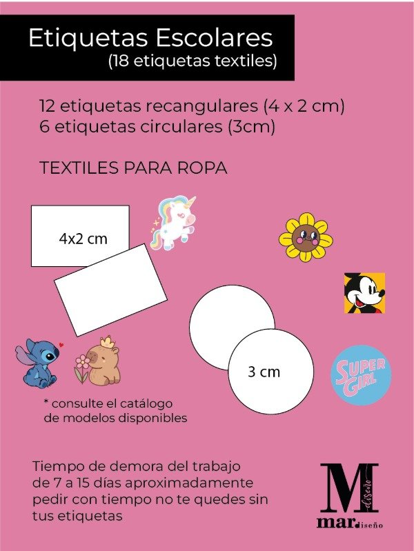 Producto - Etiquetas Textiles
