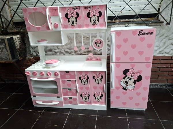 Producto - COCINA GRANDE CON ESTANTE , PORTA UTENSILIOS Y HELADERA - 2