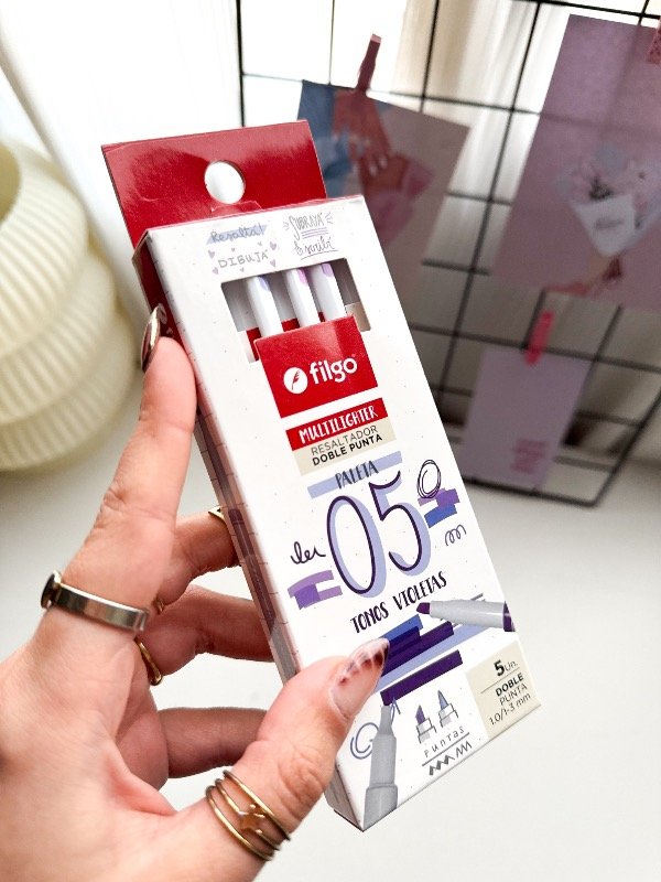 Producto - Resaltadores Filgo Multilighter X5 TONO 05 VIOLETAS