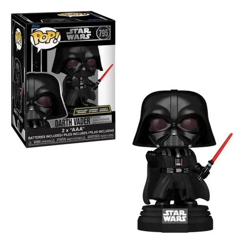 Producto - FUNKO POP! STAR WARS - DARTH VADER 795 (con luz y sonidos)