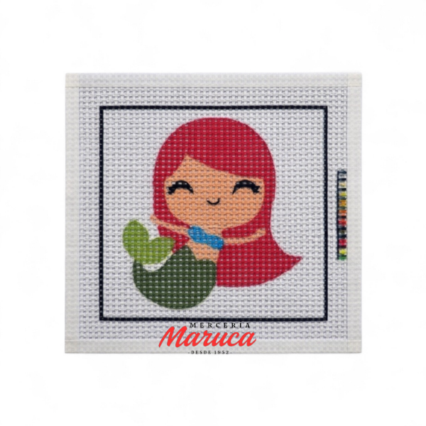 Producto - Tapiz con lanas incluidas 20 x 20. Art TB 380.