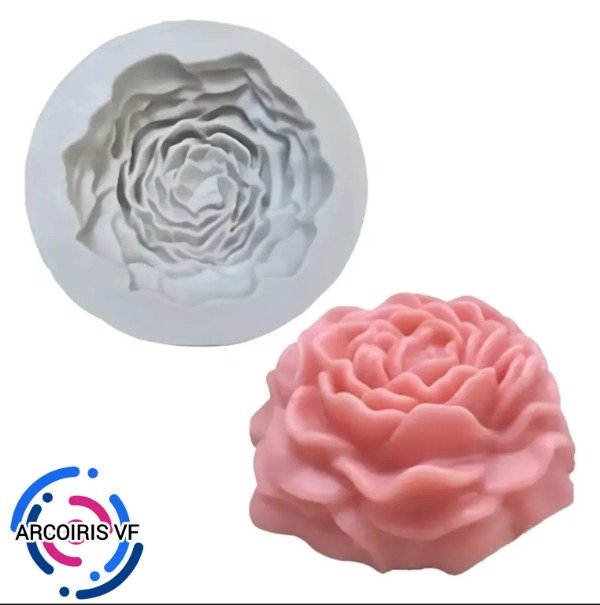 Producto - Molde peonía mediana molde gris