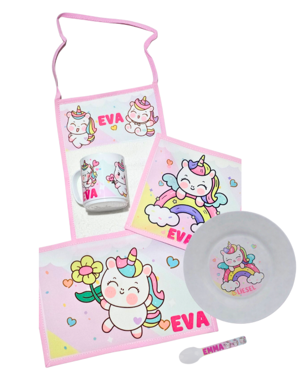 Producto - Set de Jardín Personalizado 6 piezas - con Taza + Cucharita + Plato