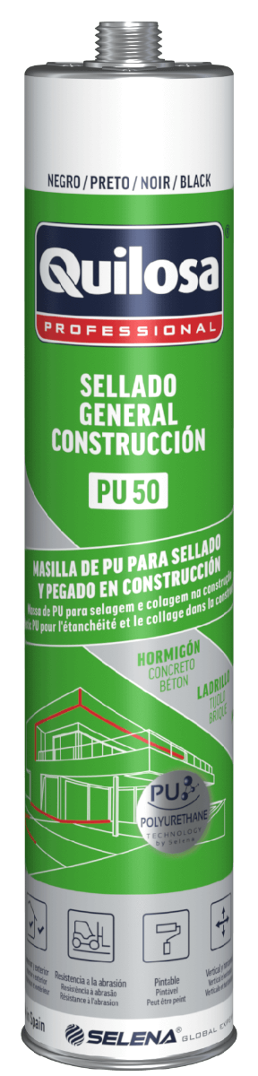 Producto - Sellador de Poliuretano PU-50 Gris 300ml - Quilosa 10043606