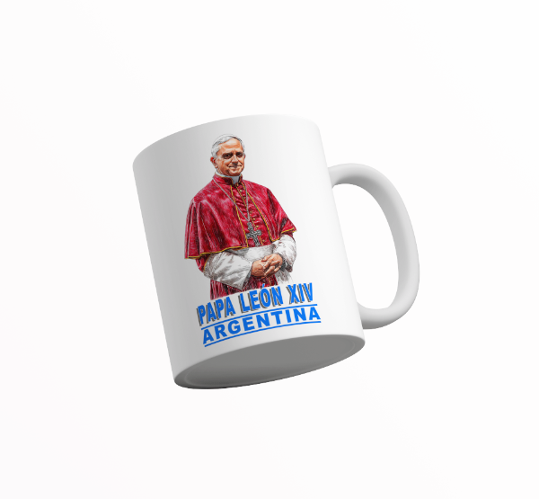 Producto - Taza Personalizad Papa León XIV Argentina #9 - 6