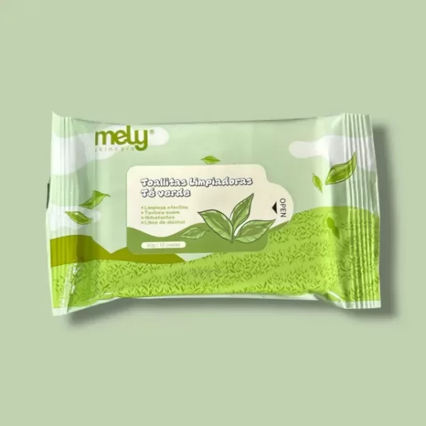 Producto - MELY TOALLITAS LIMPIADORAS TE VERDE MY891017 6974488910172