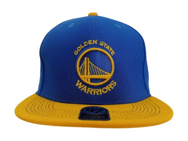 Producto - CERRADA Atrás, visera PLANA, INFANTIL, FLEX, WARRIORS AZUL / AMARILLO
