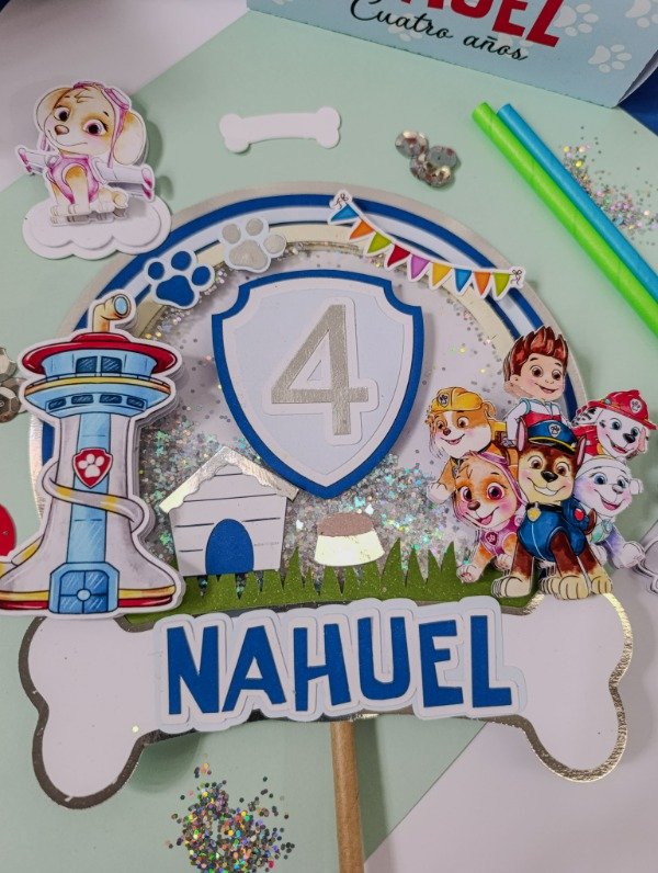 Producto - toppers shaker paw patrol