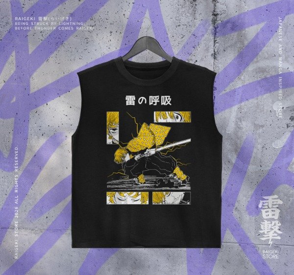 Producto - Musculosa Oversize Zenitsu Agatsuma