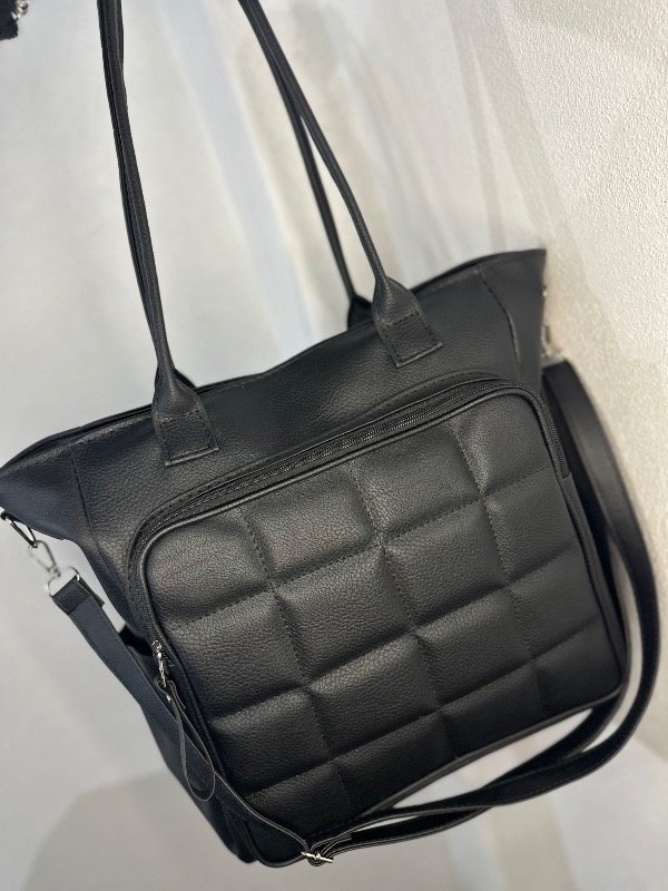 Producto - Cartera ecocuero negra divi - 0