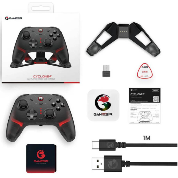 Producto - Nintendo Switch Joystick Inalambrico Gamesir Cyclone 2 Con Base Black