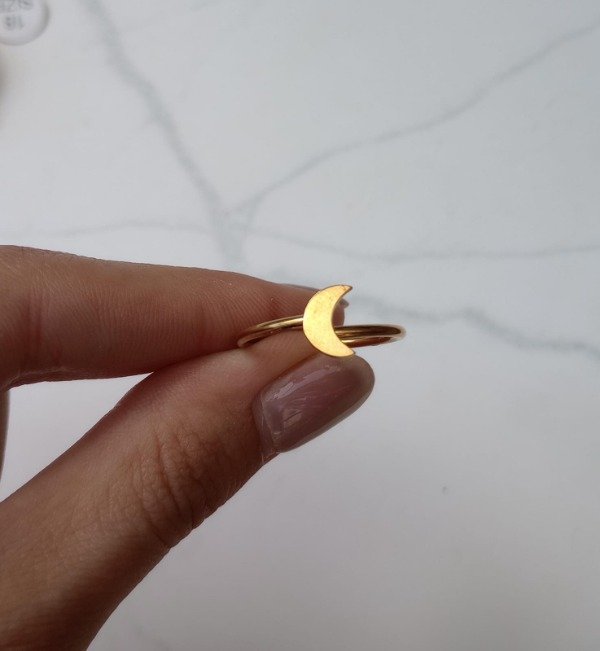 Producto - Anillo Dorado Luna