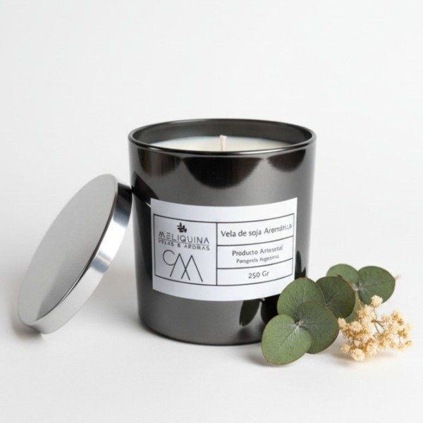 Producto - Vela Roma Gris esmerilada 250 Gr