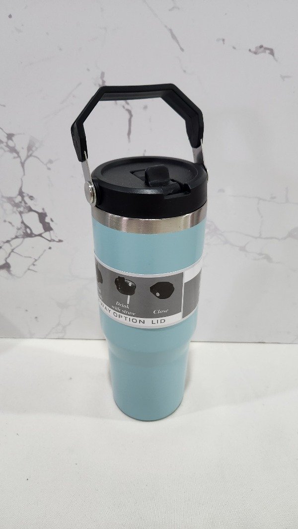 Producto - Vaso de acero Celeste