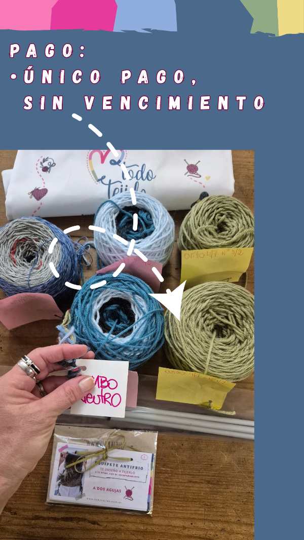 Producto - COMBO EQUIPETE, LISTO PARA TEJER