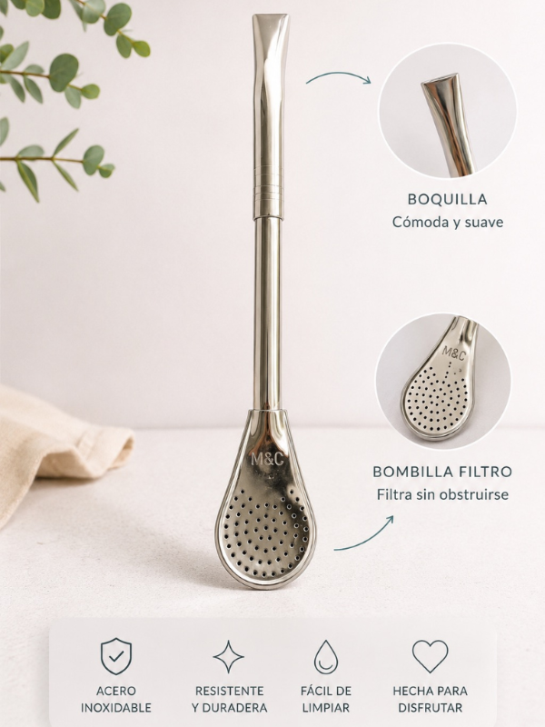 Producto - Bombilla Acero