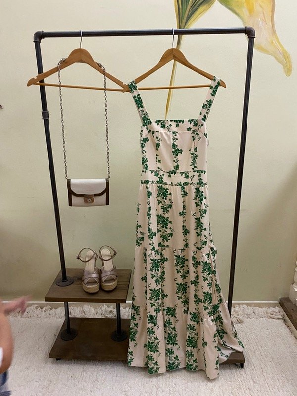 Producto - VESTIDO FLORES VERDE
