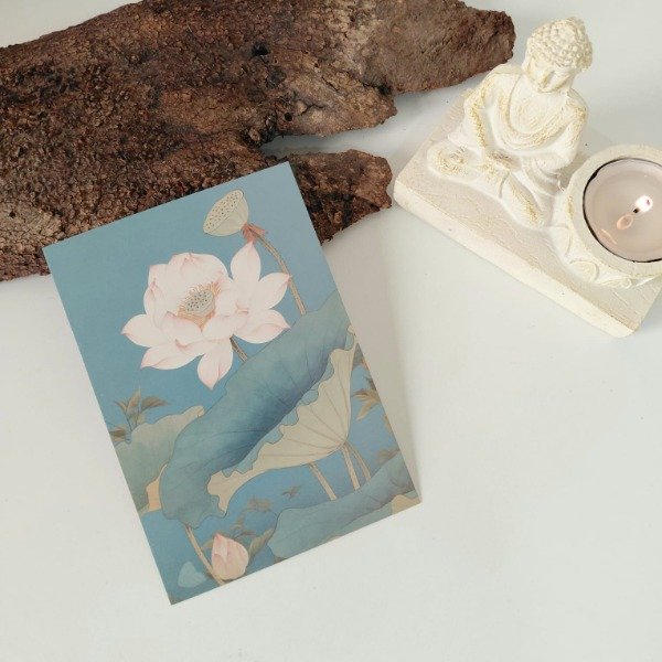 Producto - Tarjeta Armonía flor azul