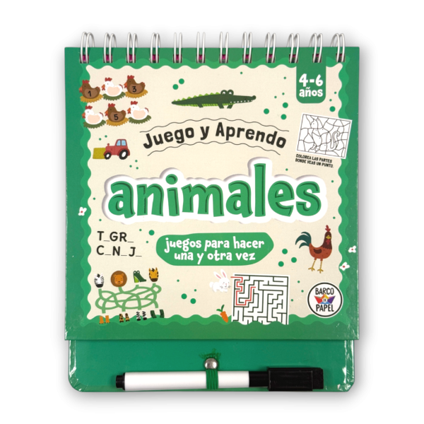Producto - Animales Juego y aprendo 4-6 años - BDP