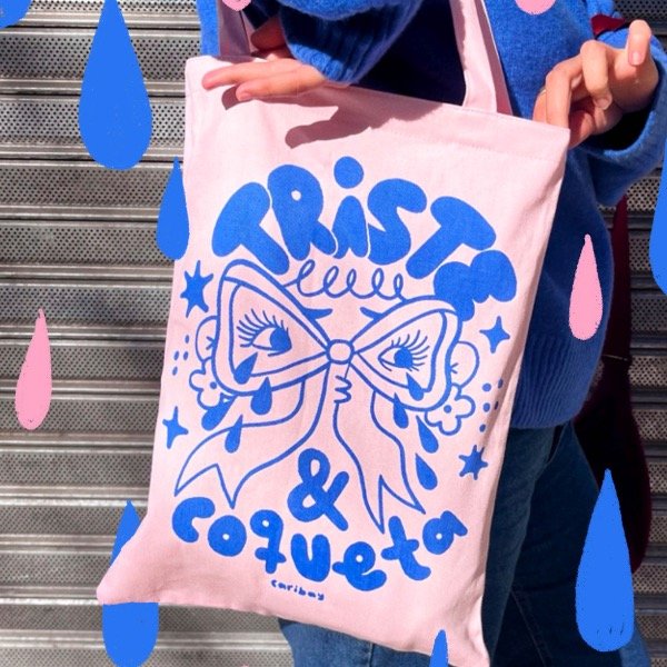 Producto - Totebag Triste y Coqueta