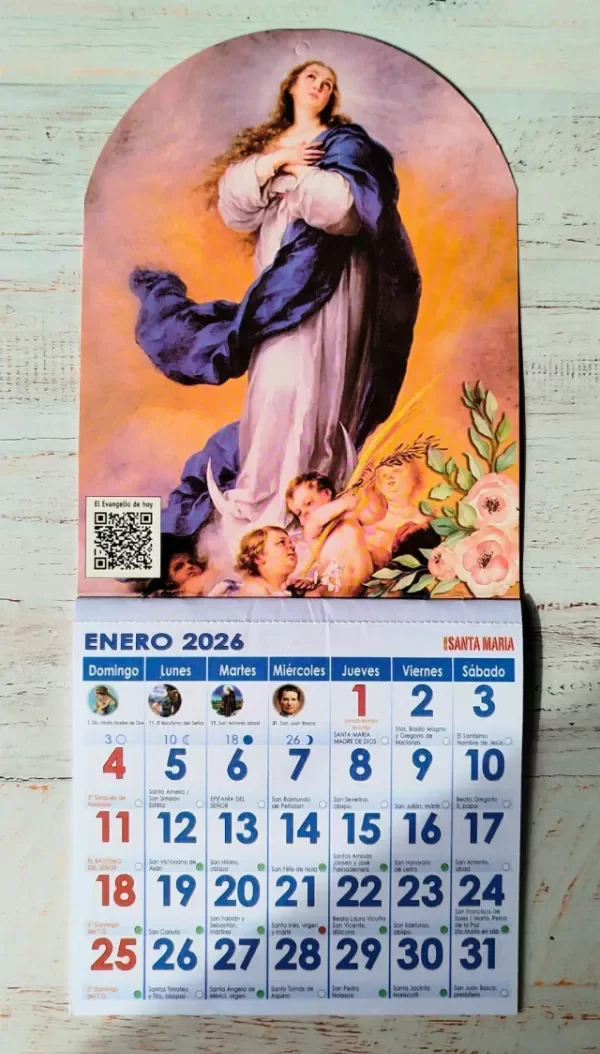 Producto - Calendario Inmaculada Concepción