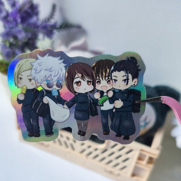 Producto - Sticker Vinilo Holografico - Jujutsu Kaisen HI