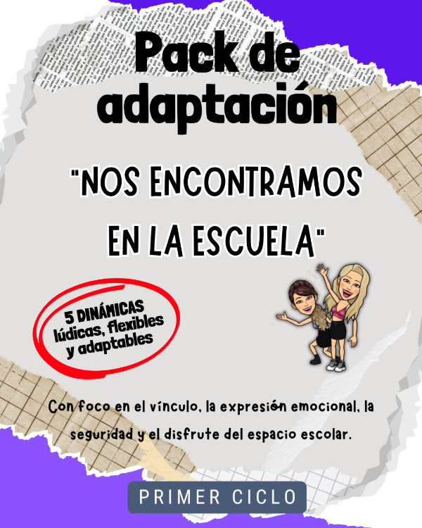 Producto - PACK DINÁMICAS ADAPTACIÓN ESCOLAR PRIMER CICLO
