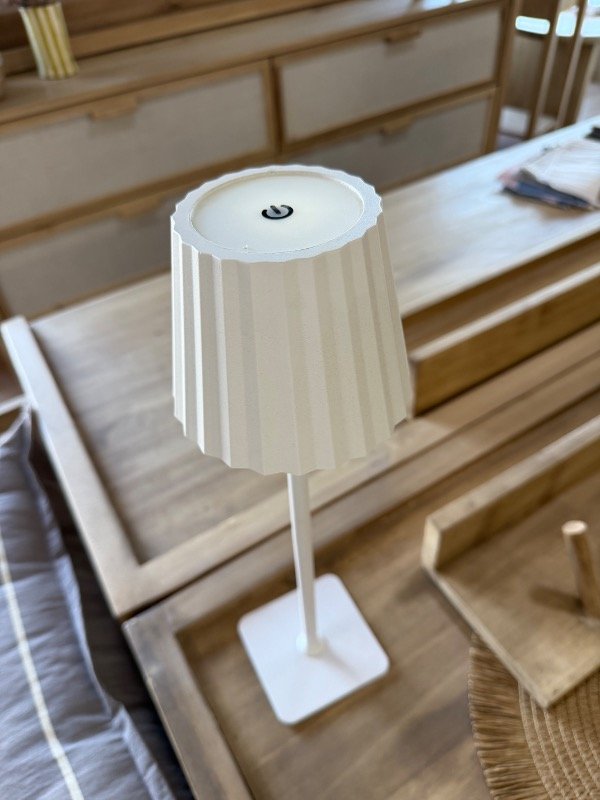 Producto - Lámpara velador alta blanca - 3