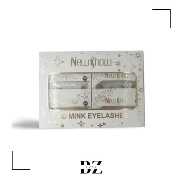 Producto - PESTAÑAS X 12 PCS SURTIDAS N.SHOW 6D MINK EYELASHES 1640-6