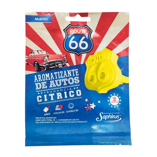 Producto - Aromatizante Citrico Route 66