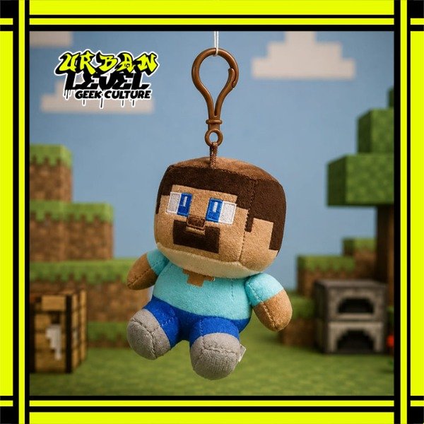 Producto - Llavero Peluche Minecraft - Steve  Varios Tamaños - 1