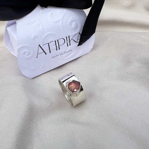 Producto - ANILLO TURMALINA ROSA