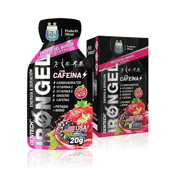 Producto - Iron Gel Con Cafeina 20gr X 6 Unid Gentech Sin Tacc