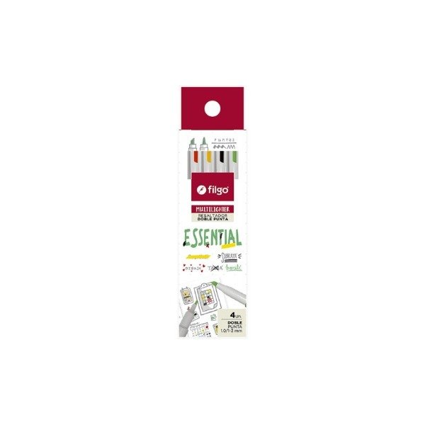 Producto - RESALTADOR FILGO MULTILIGHTER ESSENTIAL X4
