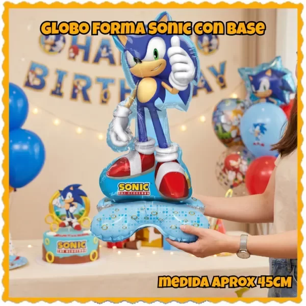 Producto - Globo Sonic con base
