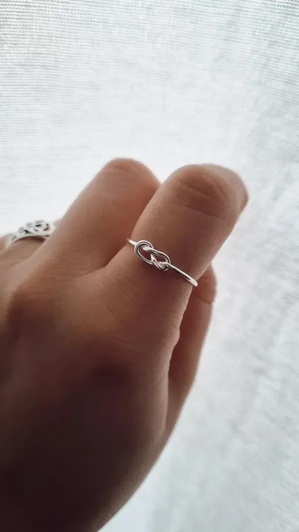 Producto - Anillo nudito new plata 925