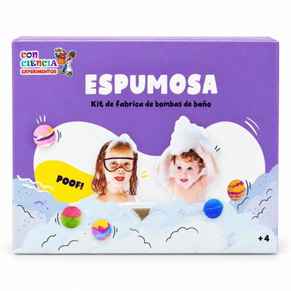 Producto - Mini Juego Kit Espumosa Bomba De Baño Experimento Ciencia - 0