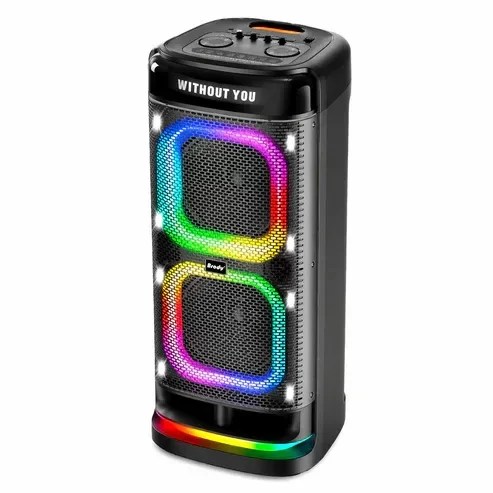 Producto - Parlante con luz RGB y 2 micrófonos BTS-2121