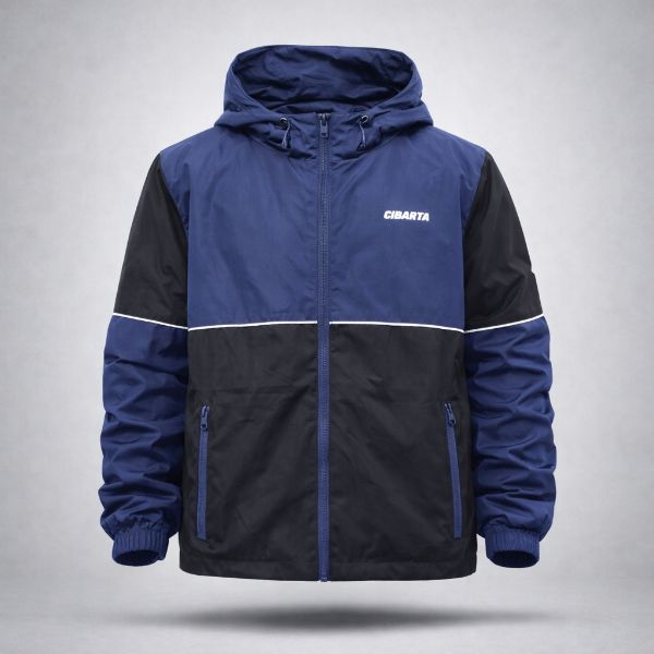 Producto - ROMPEVIENTO VINTAGE II CIBARTA SPORT azul y Negro