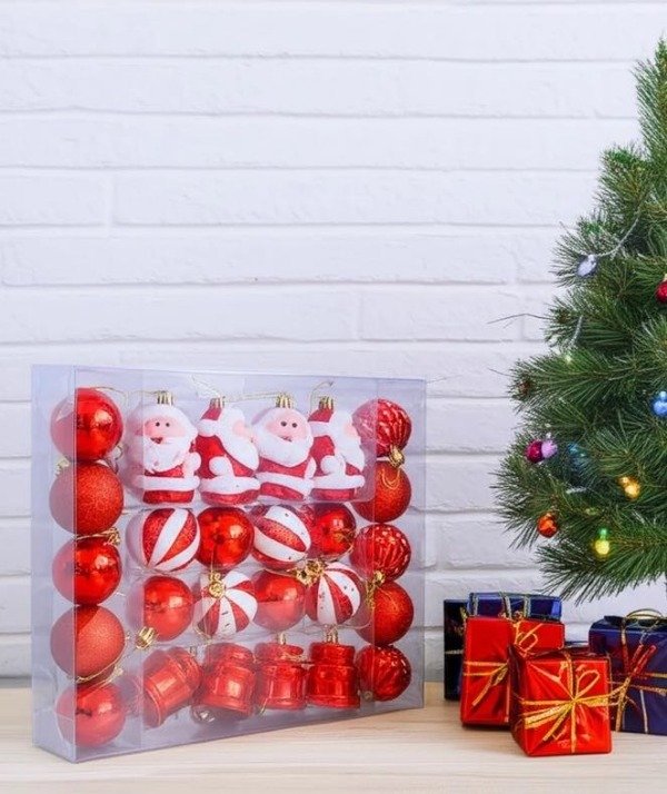 Producto - Caja x16 adornos y bolas