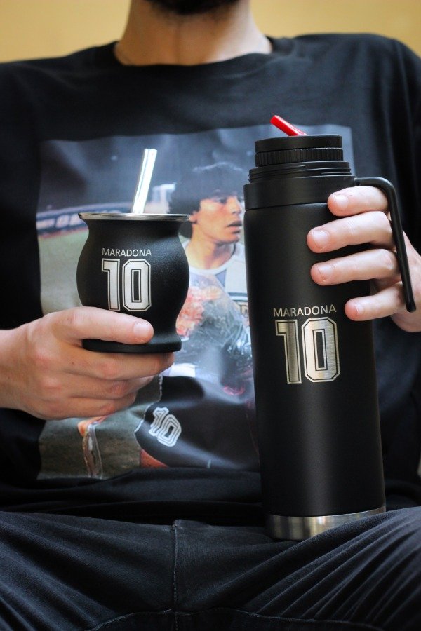 Producto - KIT MATE Y TERMO "MARADONA 10"