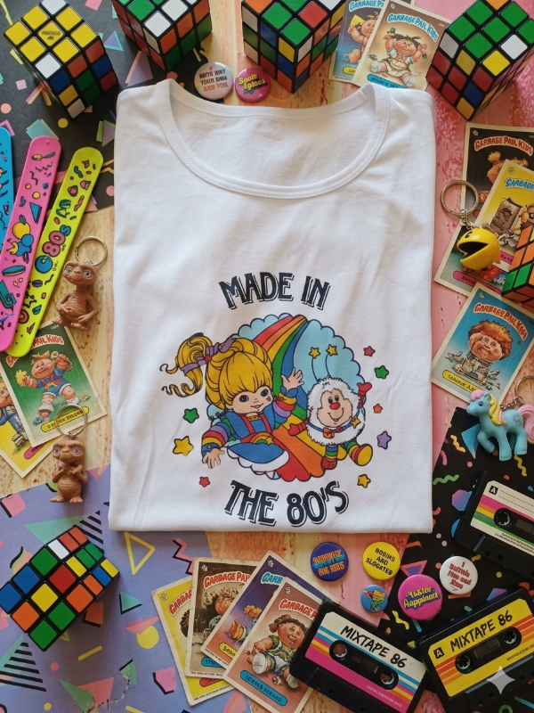 Producto - Remera Mujer Rainbow Made in the 80s