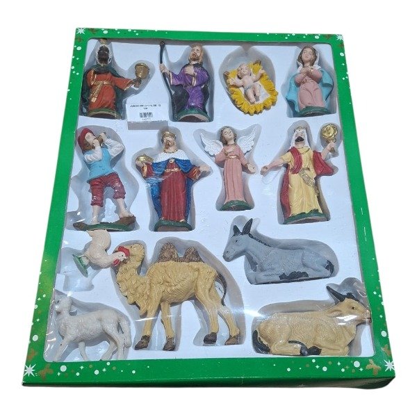 Producto - PESEBRE JUEGO DE (11+1) DE 12 CM PVC