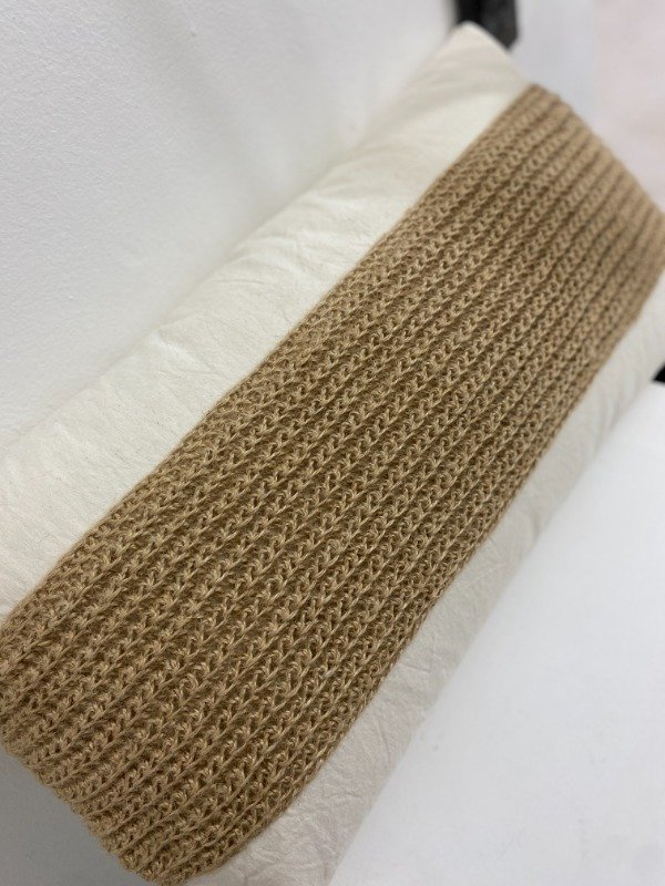 Producto - Almohadón Fedra (tejido yute) - Apapacho