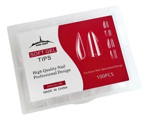 Producto - TIPS SOFT GEL PARIS X 100 ALMENDRA X NUMERO
