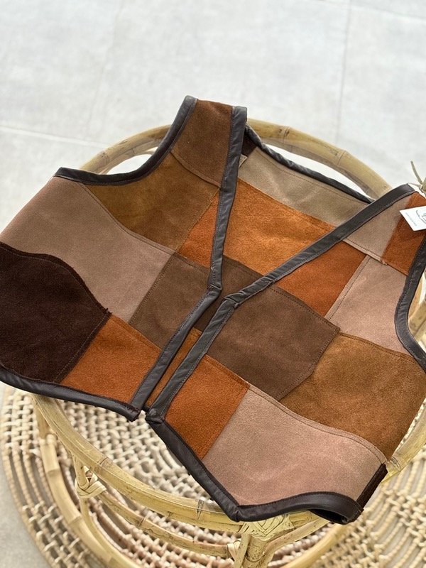 Producto - Chaleco sastrero patchwork - pieza única