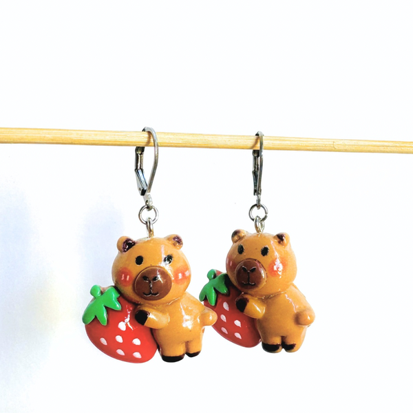 Producto - Aros Capibara frutilla