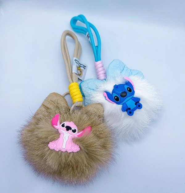 Producto - Llaveros Stitch peluche pompón(x12u 45.600ars)(WA2001)