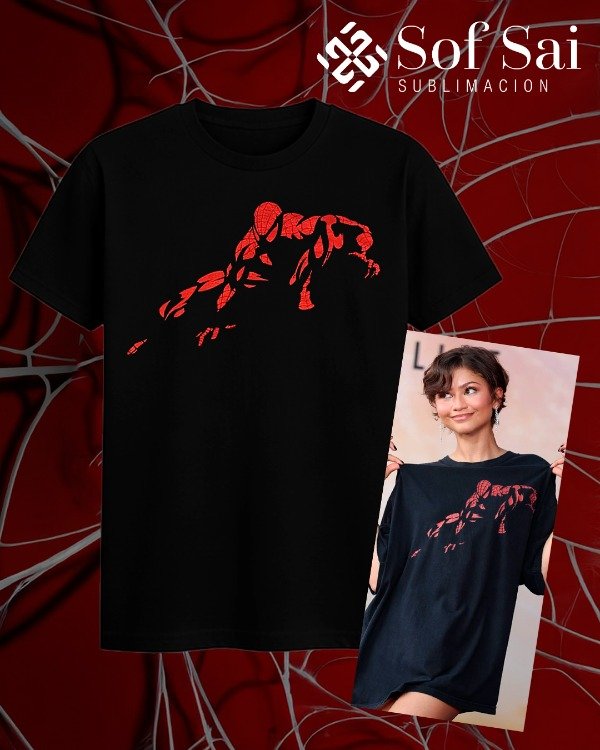Remera spiderman Zendaya