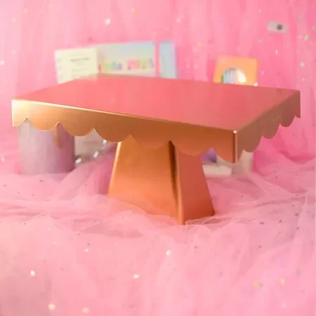 Producto - Alzada metalizada Candy plateada